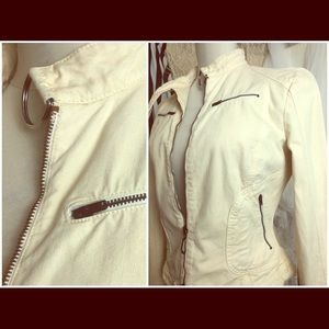 Versace Cream Jean Jacket